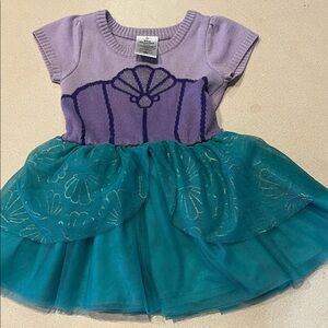 Purple and Teal Kids Costume Dress